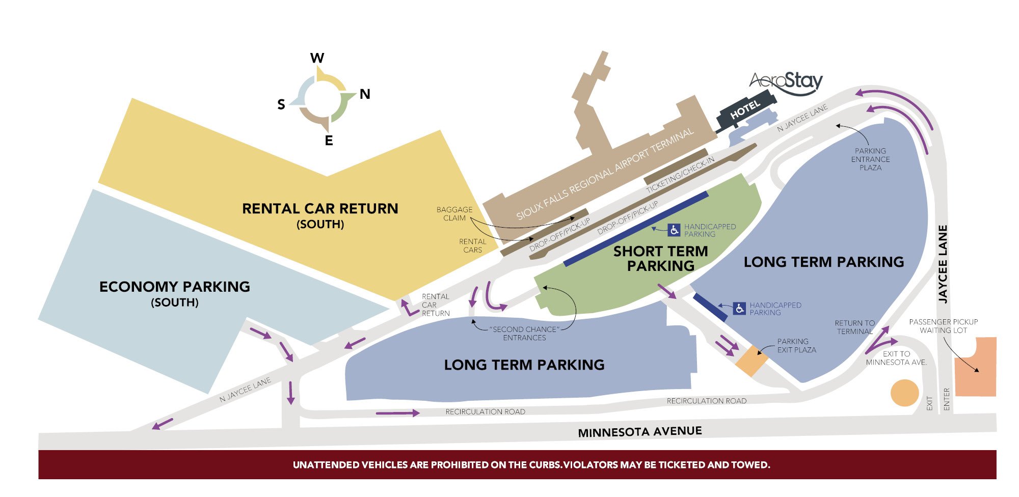 Parking Rates/Map Sioux Falls Regional Airport